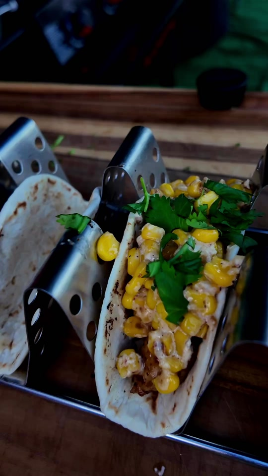 Street Corn Chicken Tacos